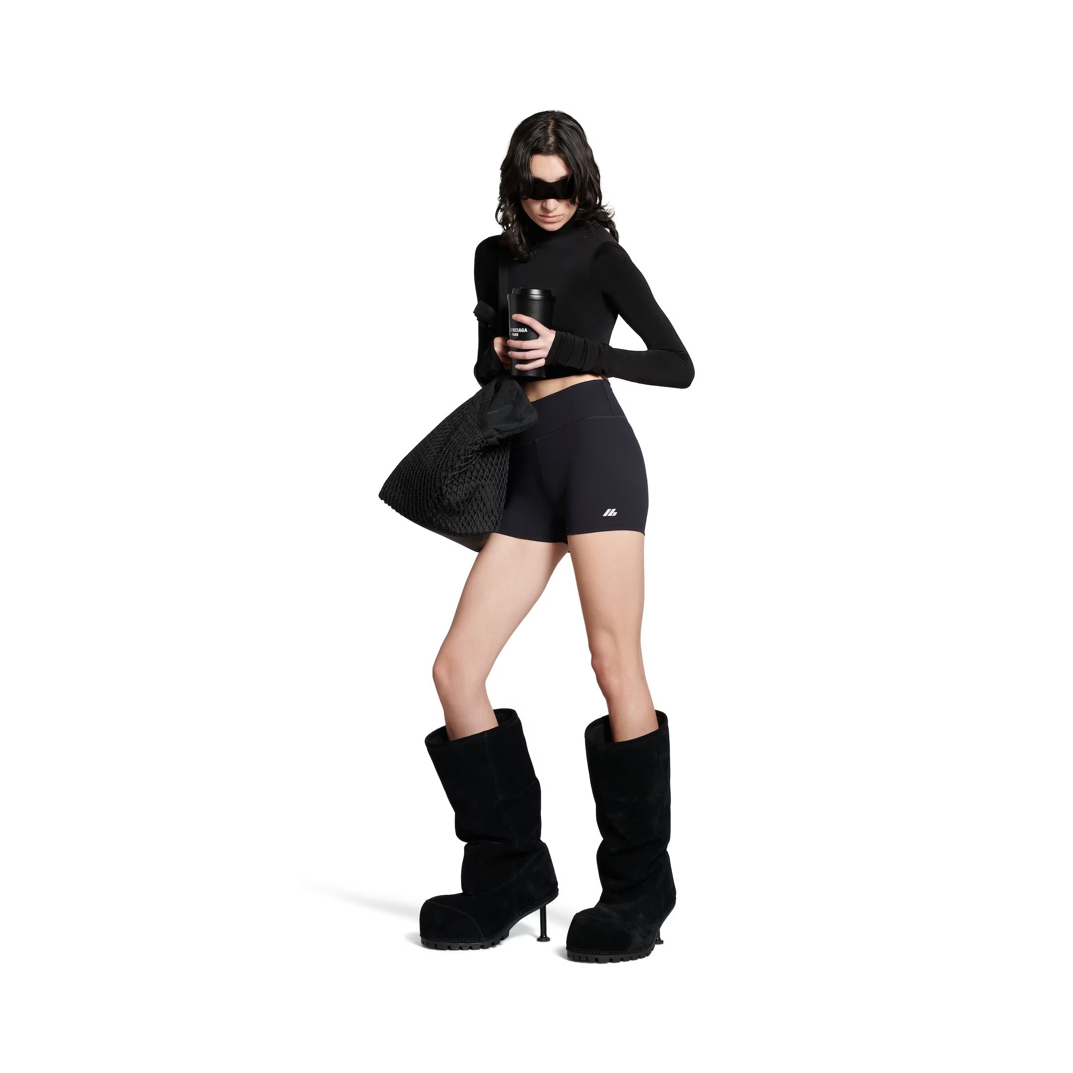 Activewear Cycling Shorts in Black