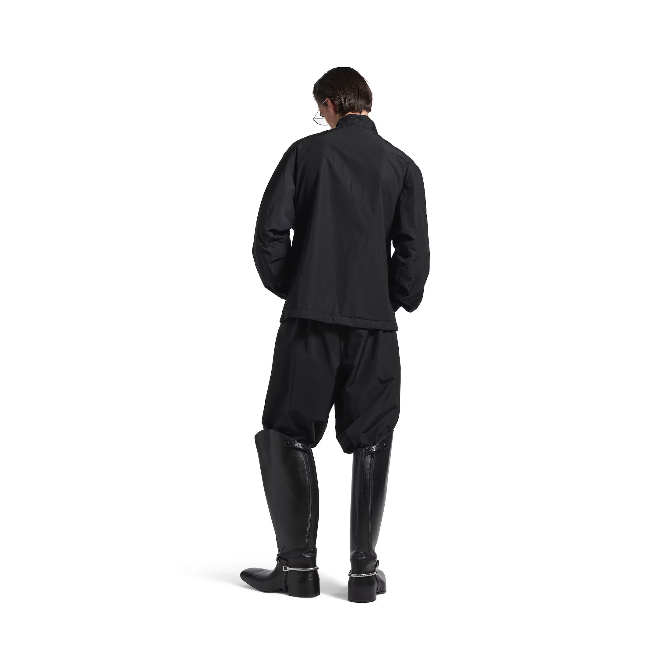 Large Tracksuit Pants in Black/red