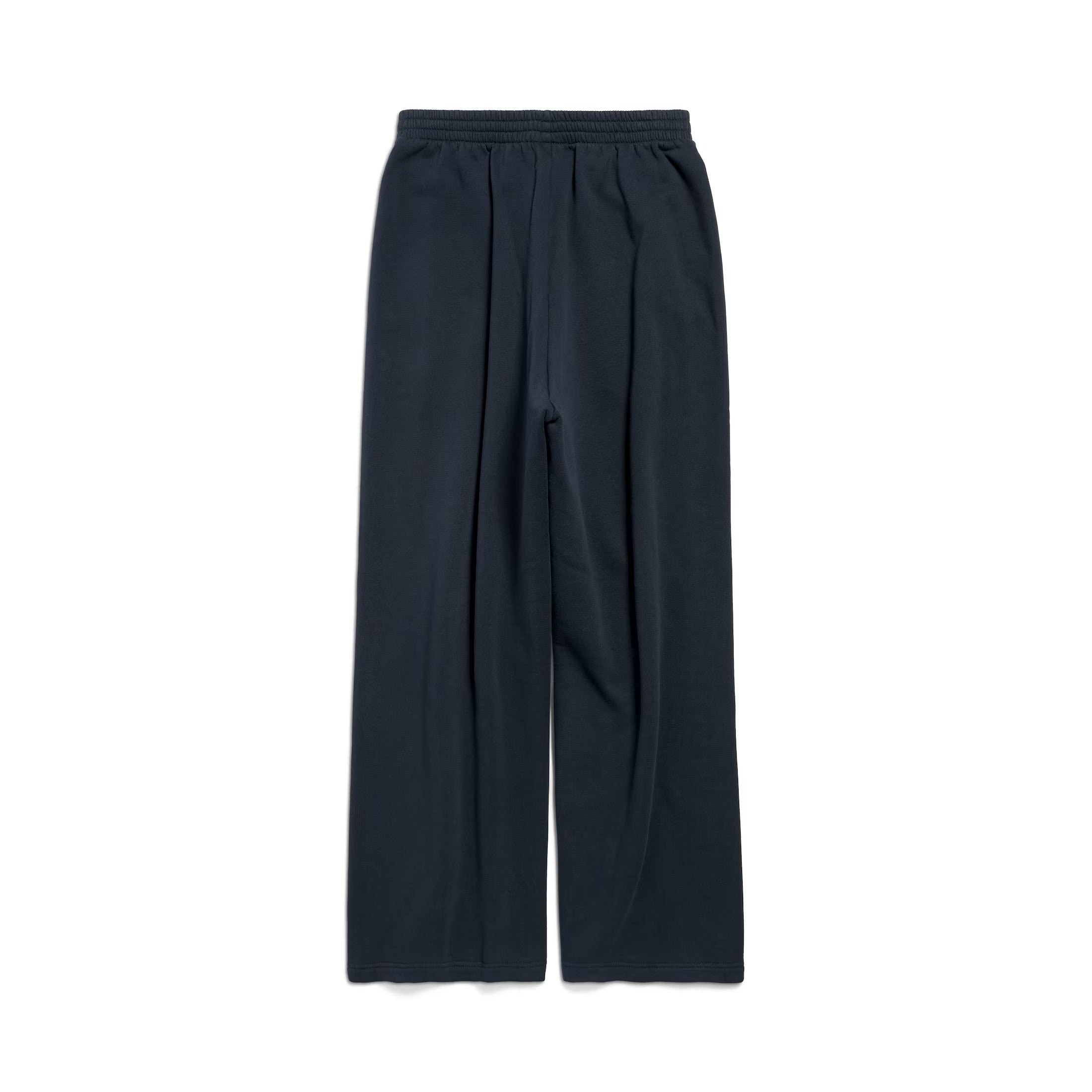 Baggy Sweatpants in Black Faded