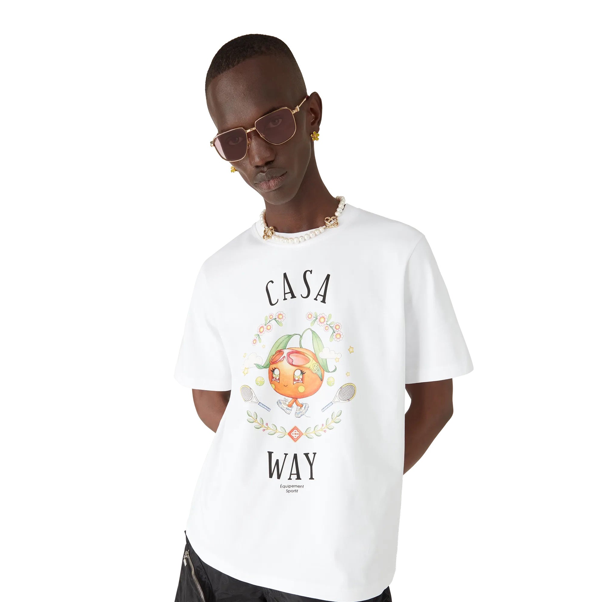Casa Way Orange Mascot Short Sleeve T-Shirt