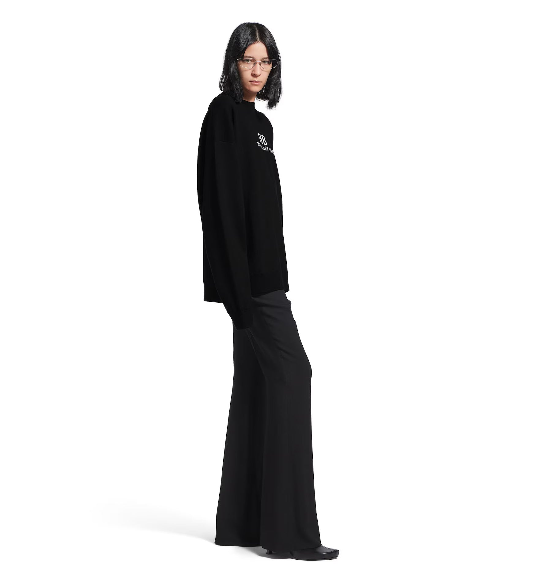 Curved Waist Pants In Back