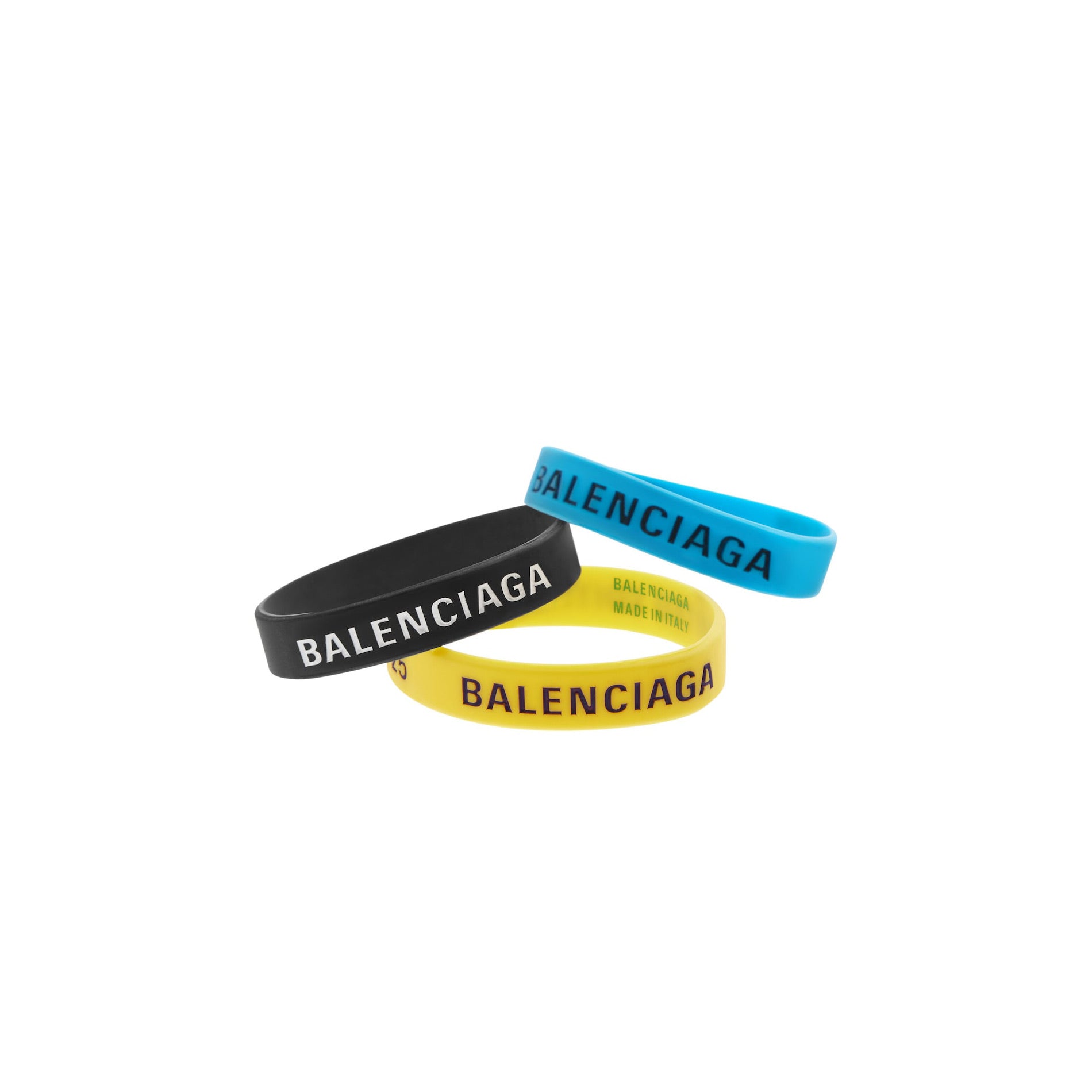 Limited Edition Bracelet Set in Yellow/black/blue