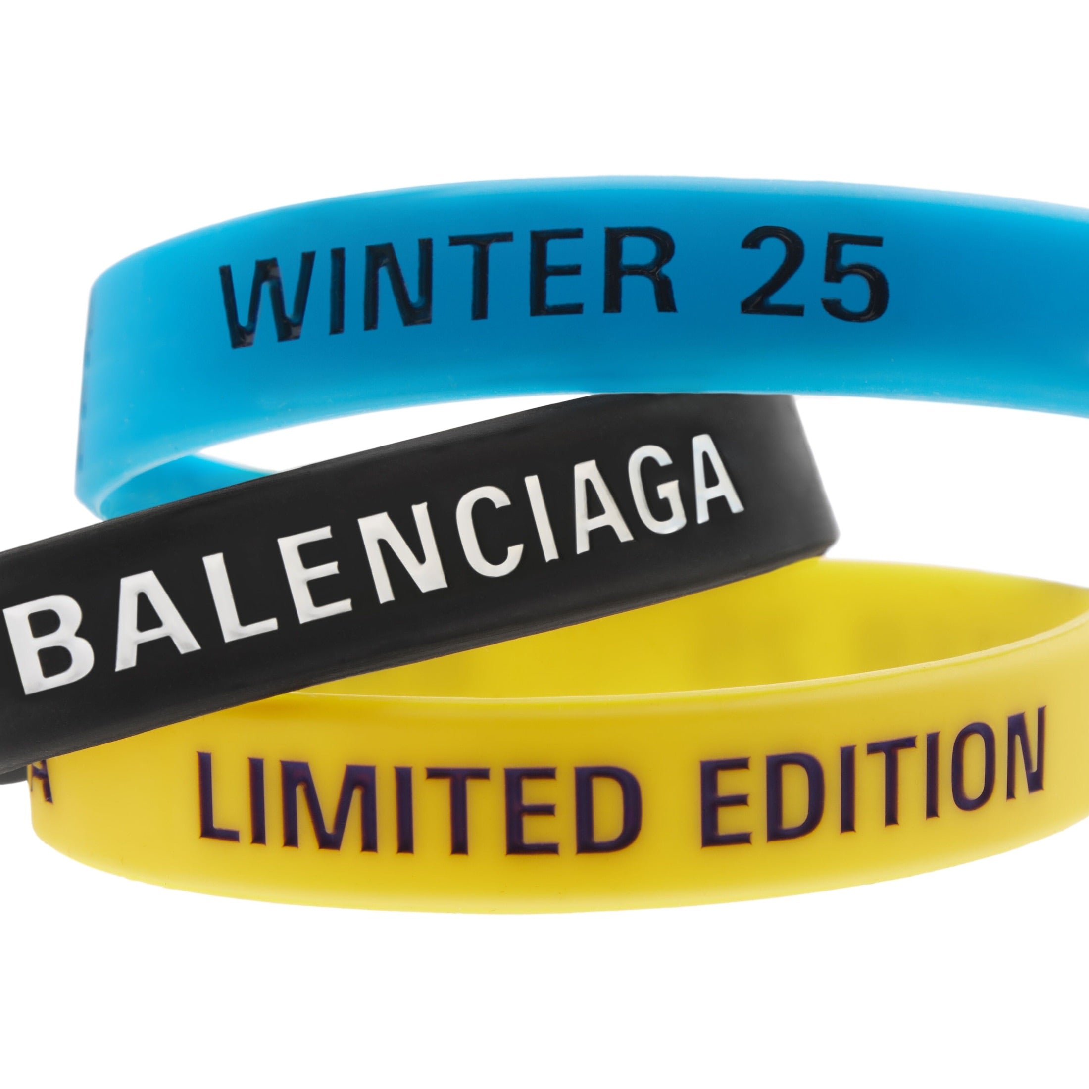 Limited Edition Bracelet Set in Yellow/black/blue