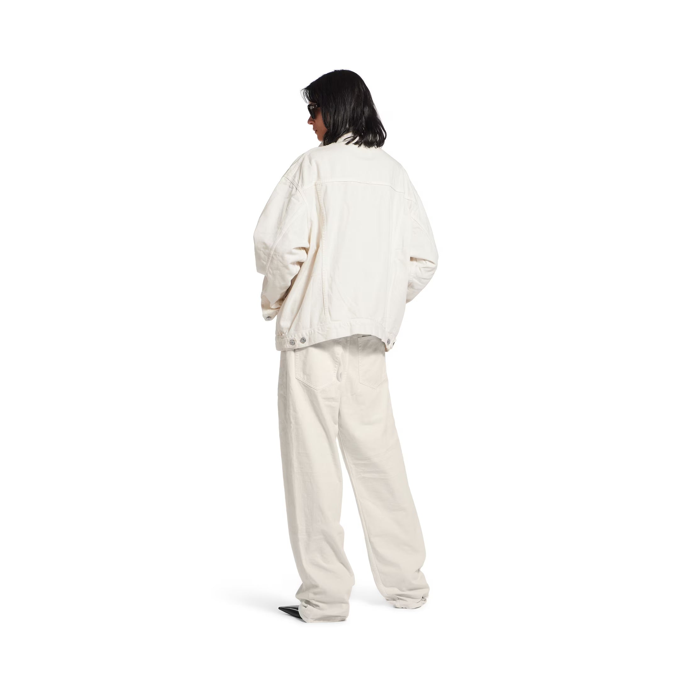 Loose Fit Pants in White