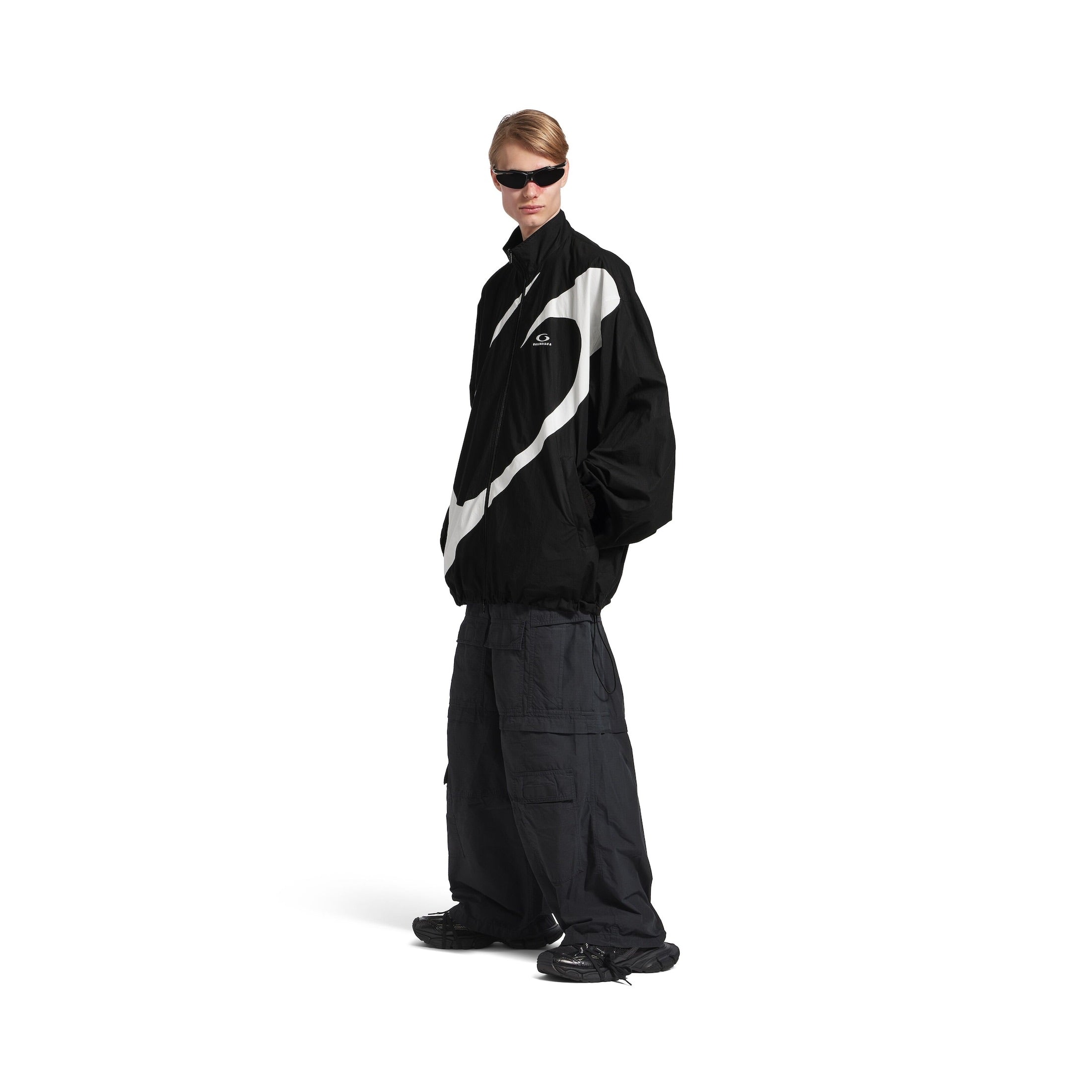 Men's Loop Sports Icon Tracksuit Jacket in Black