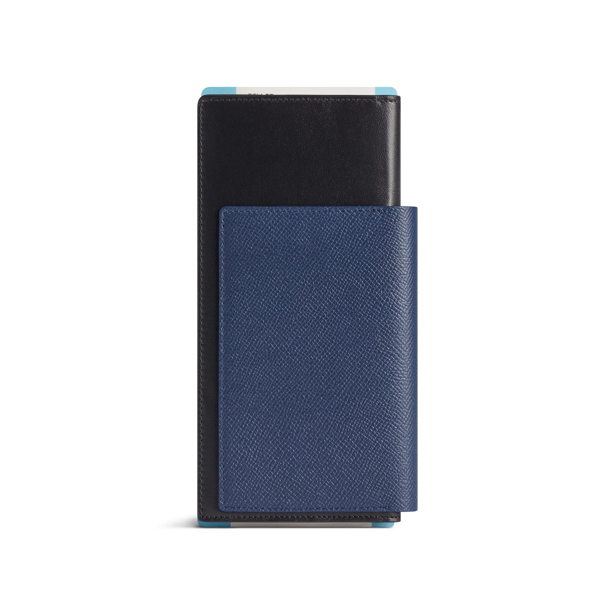 Men's Passport Long Wallet 1 Ticket in Passport Blue