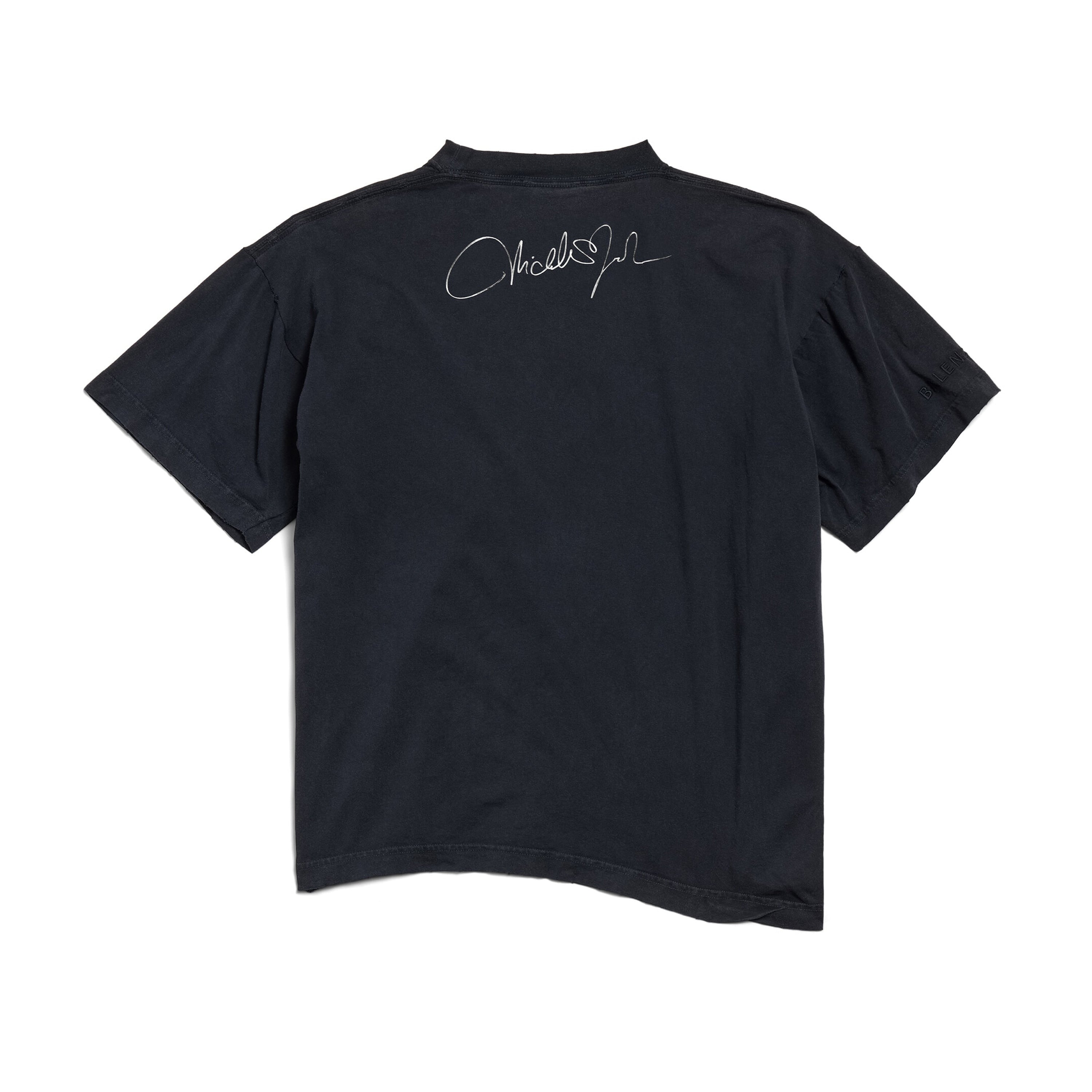 Michelle Boxy T-shirt in Black Faded