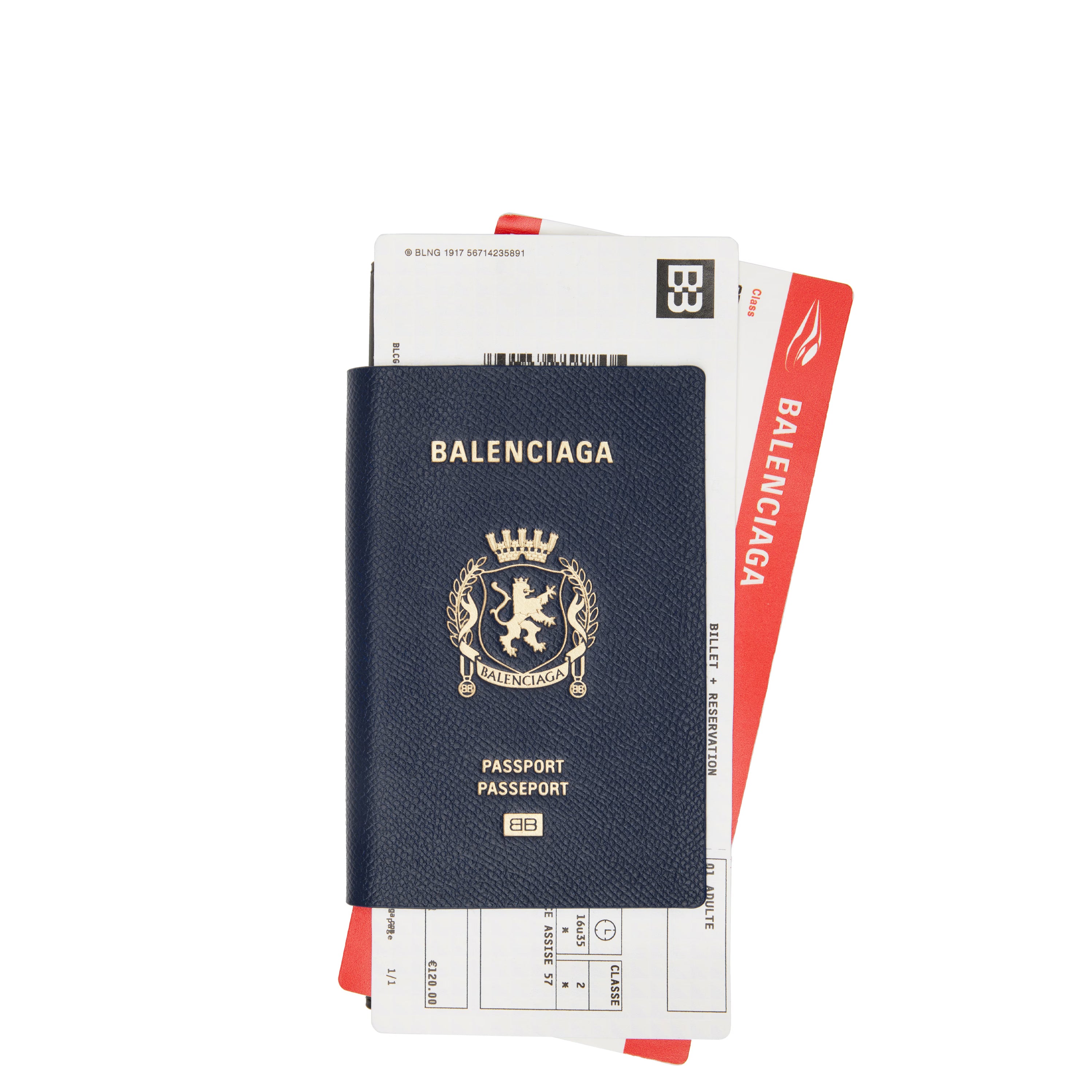 Passport Long Wallet 2 Tickets in Passport Navy