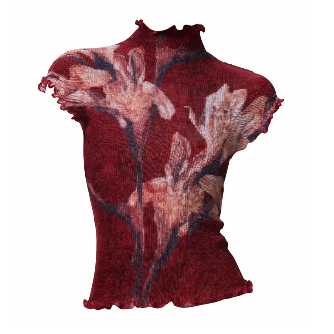 Rouge Orchid Mesh Top