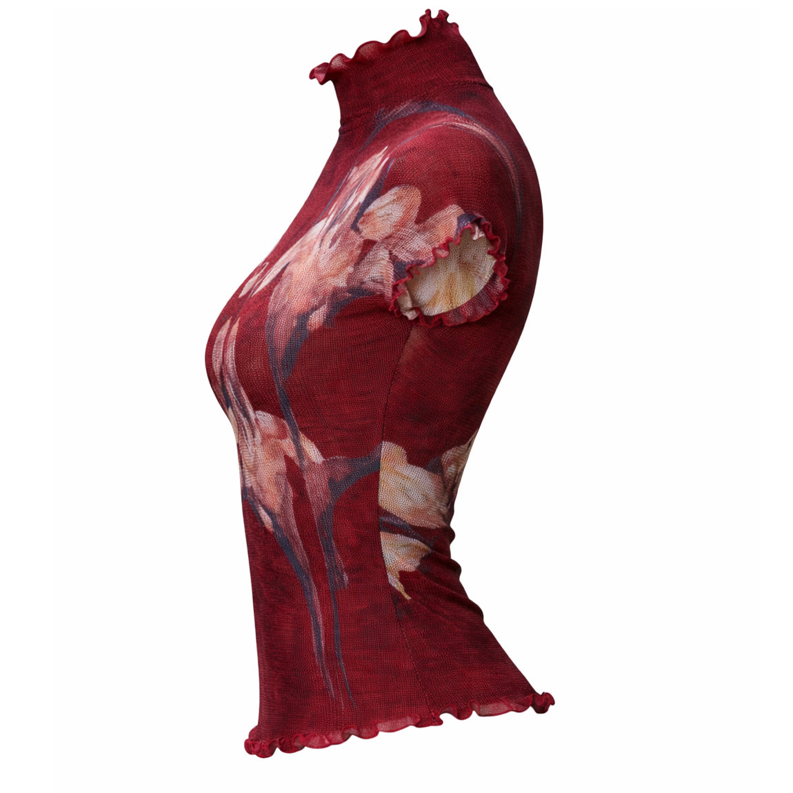 Rouge Orchid Mesh Top