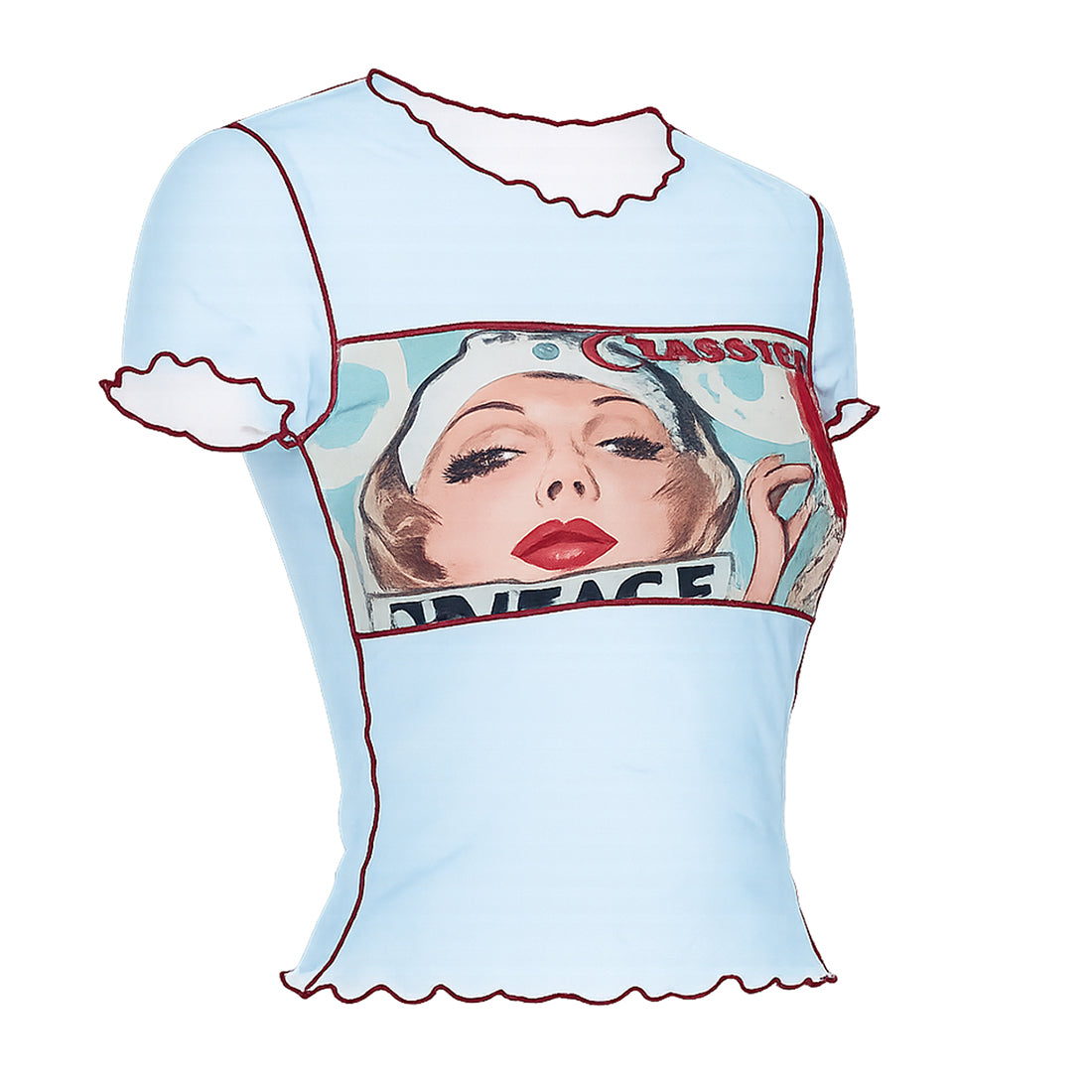 Vintage Glam Y2K Top