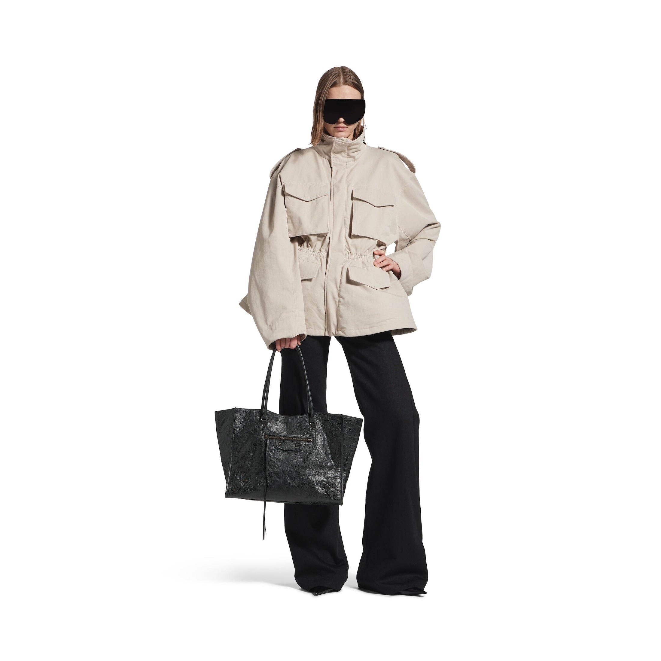Women's Le City Tote Bag Medium in Black